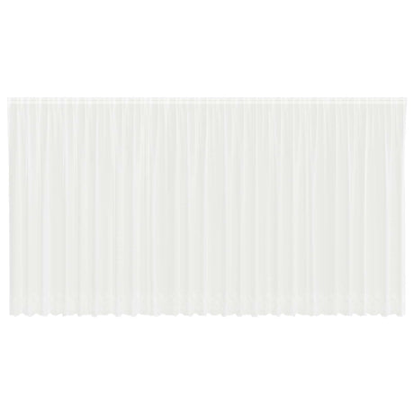 Vidaxl kantgordijn met gordijnen wit 750 x 240 cm polyester