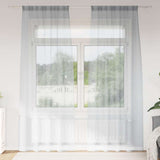 Vidaxl voile gordijn 2 pcs donkergrijs 260 x 140 cm polyester