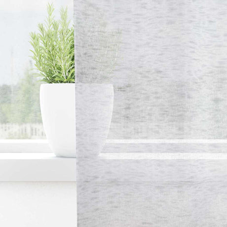 Vidaxl voile gordijn 2 pcs lichtgrijs 175 x 140 cm polyester