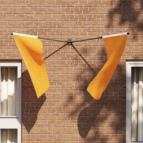 Vidaxl vlaggen mast houder zwart 11,5 x 7,5 x 0,2 cm staal