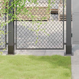 Vidaxl spokkels vierkant 4 st 81x81 mm gepoedercoat staal antraciet
