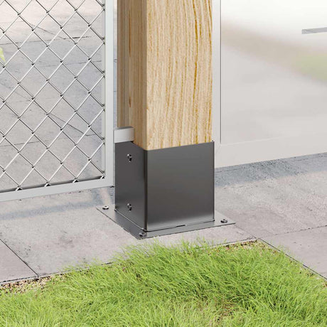 Vidaxl paonderstellen vierkant 12 st 141x141 mm gepoedercoat staal