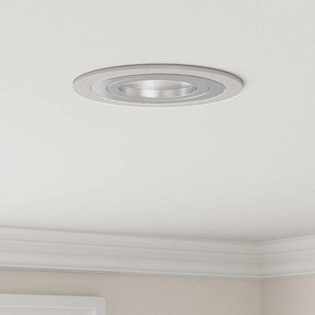 Vidaxl spotje 6 pcs zilver 9 x 9 x 2 cm aluminium
