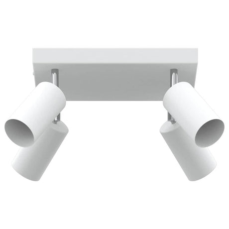 Vidaxl plafondspot met schijnwerpers wit 26 x 26 x 16 cm metaal