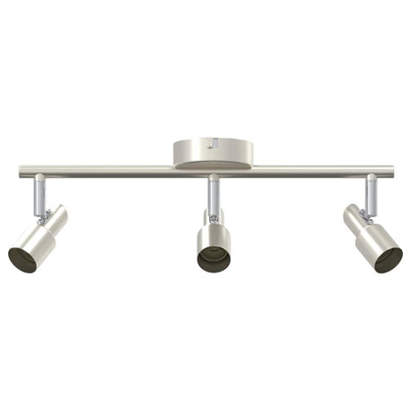 Vidaxl plafondspot met schijnwerpers nikkel 39 x 10,5 x 10,5 cm staal