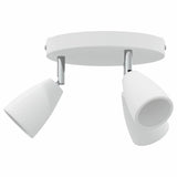 Vidaxl plafondspot met schijnwerpers wit 19 x 19 x 14,5 cm metaal