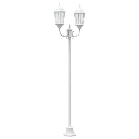 Vidaxl tuinverlichting wit 68 x 20 x 235 cm aluminium en glas