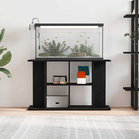 Vidaxl aquariumstandaard zwart eiken 100x40x60 cm bewerkt hout