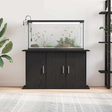 Vidaxl aquariumstandaard zwart eiken 101x41x58 cm bewerkt hout
