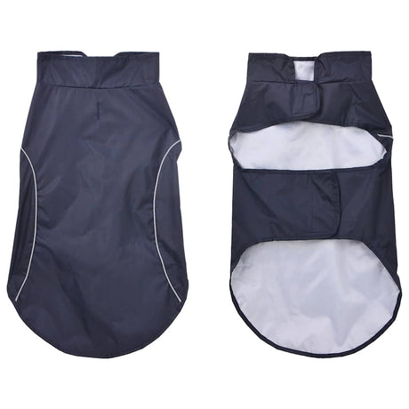 Vidaxl hondenregenjas met reflecterende strips polyester blauw 2xl