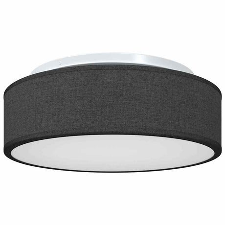 Vidaxl plafonnière met schijnwerpers zwart 38 x 38 x 13,5 cm stof