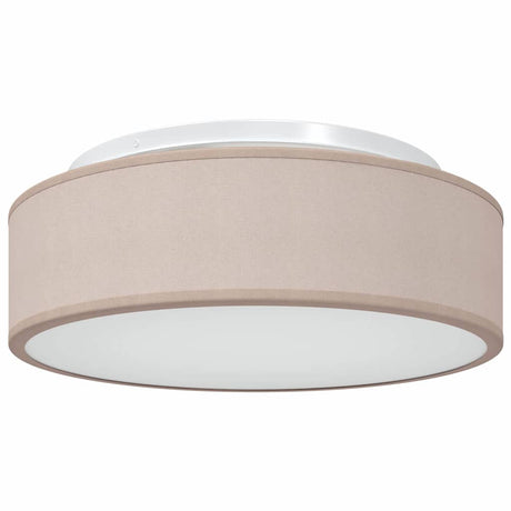 Vidaxl plafonnière met schijnwerpers taupe 38 x 38 x 13,5 cm stof