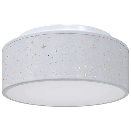 Vidaxl plafonnière met schijnwerpers grijs 30 x 30 x 13,5 cm stof