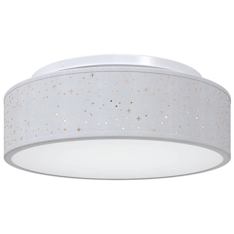 Vidaxl plafonnière met schijnwerpers grijs 38 x 38 x 13,5 cm stof