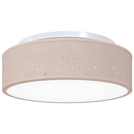 Vidaxl plafonnière met schijnwerpers taupe 38 x 38 x 13,5 cm stof