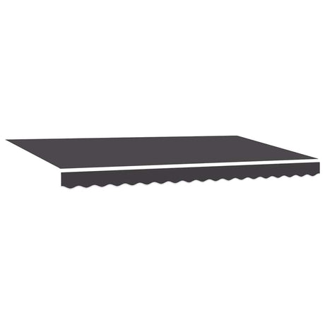 Vidaxl vervangingsdoek voor zonnescherm antraciet 380 x 195 cm