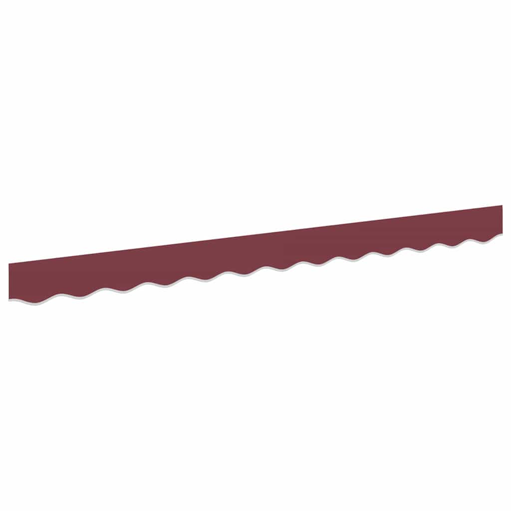 Vidaxl markies valance bordeauxrood 580 x 20 cm canvas