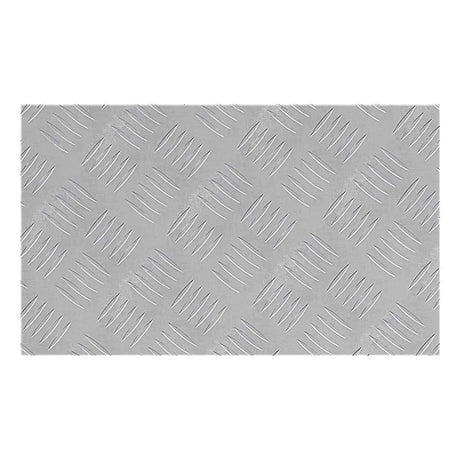 Vidaxl trap tread rechthoekig 4 pcs zilver 50 x 30 cm aluminium