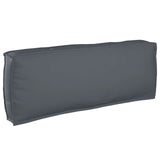 Vidaxl kussen antraciet 120 x 40 x 12 cm oxford stof