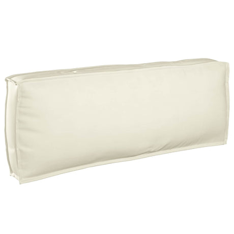 Vidaxl kussen crème 120 x 40 x 12 cm oxford stof