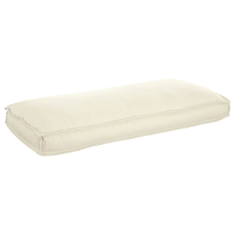 Vidaxl kussen crème 120 x 50 x 12 cm oxford stof