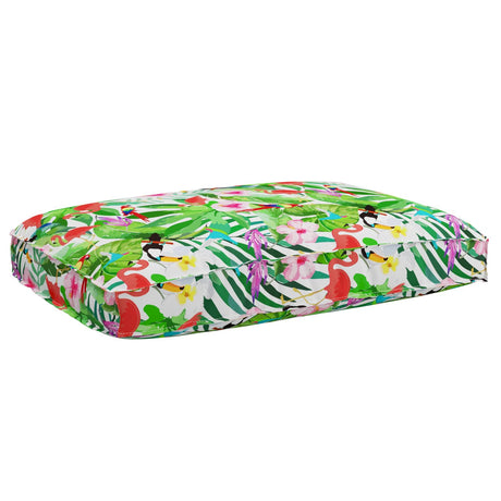 Vidaxl kussen bloemen multikleur 120 x 80 x 12 cm oxford stof