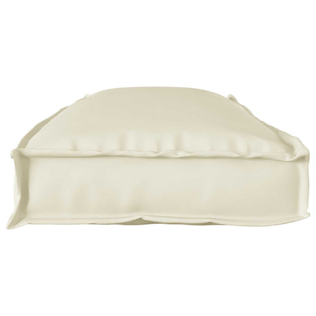 Vidaxl kussen crème 110 x 40 x 8 cm oxford stof
