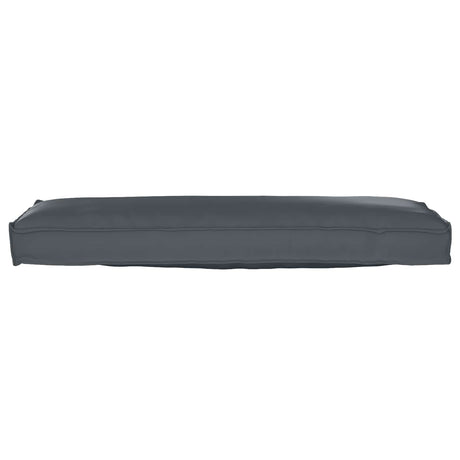 Vidaxl pallet kussen set 2 pcs antraciet 120 x 40 x 8 cm oxford stof