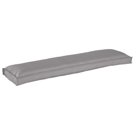 Vidaxl pallet kussen set 2 pcs grijs 150 x 40 x 8 cm oxford stof
