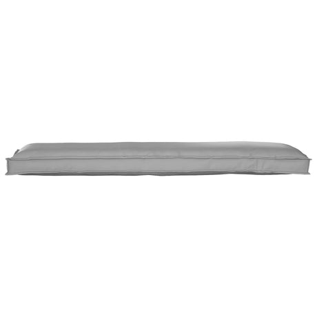 Vidaxl pallet kussen set 2 pcs grijs 150 x 40 x 8 cm oxford stof