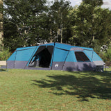 Vidaxl gezinstent met dak met opslag blauw 833 x 585 x 216 cm taft
