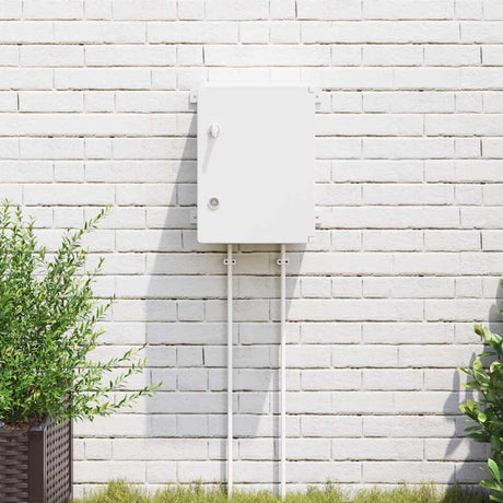 Vidaxl bedieningskast grijs 47 x 20 x 60 cm abs kunststof