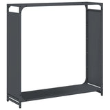 Vidaxl brandhoutrek 90x28x90 cm koudgewalst staal antracietkleurig
