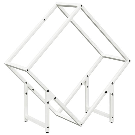 Vidaxl brandhoutrek 60x25x60 cm koudgewalst staal wit