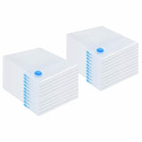Vidaxl opslagzakken 20 pcs transparant en blauw 130 x 100 cm
