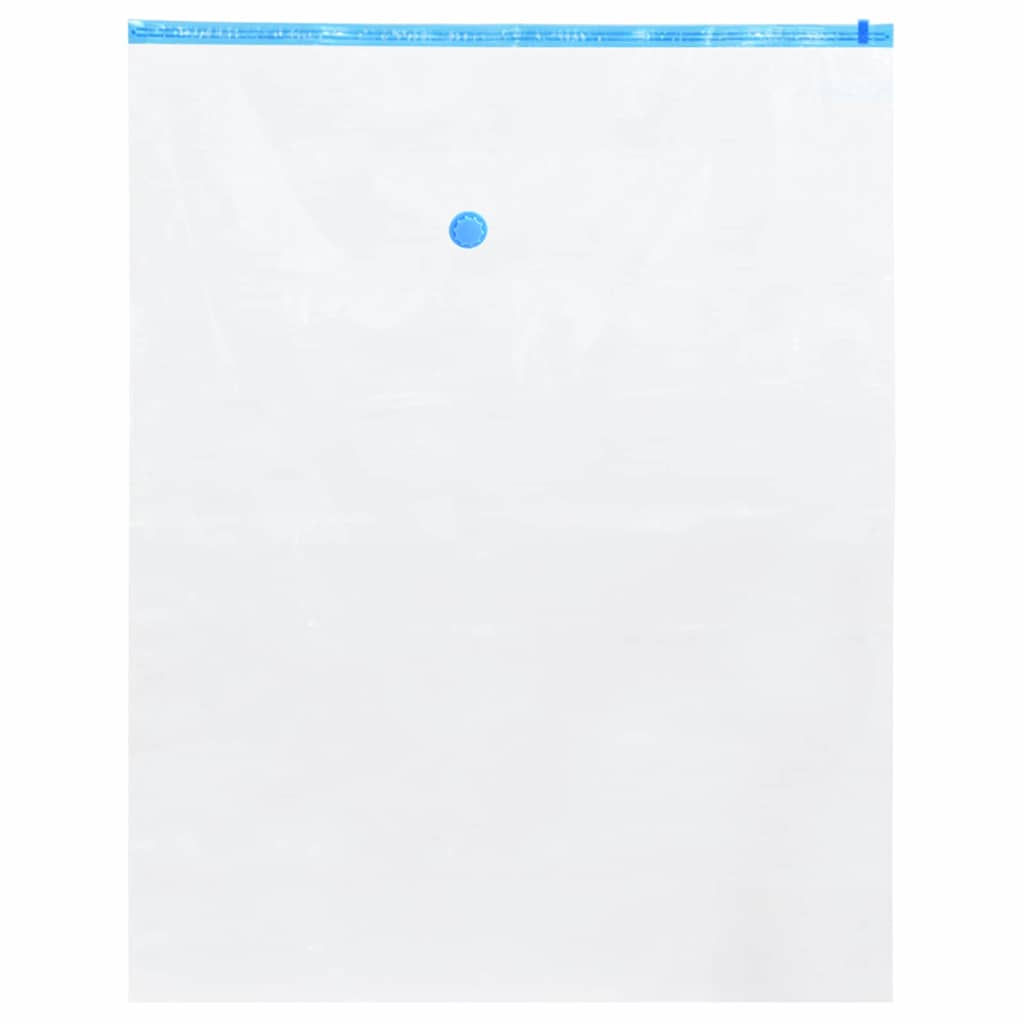 Vidaxl opslagzakken 20 pcs transparant en blauw 130 x 100 cm