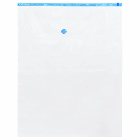 Vidaxl opslagzakken 50 pcs transparant en blauw 130 x 100 cm