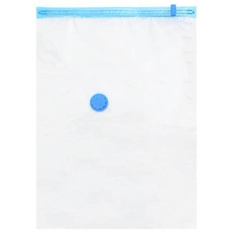 Vidaxl opslagzakken met opslag 5 pcs transparant en blauw 80 x 60 cm
