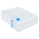 Vidaxl opslagzakken met opslag 5 pcs transparant en blauw 120 x 70 cm