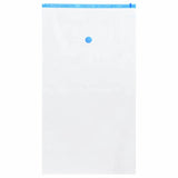 Vidaxl opslagzakken met opslag 5 pcs transparant en blauw 120 x 70 cm