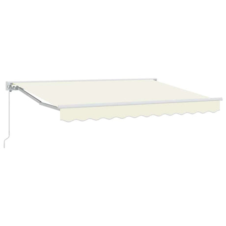 Vidaxl inklapbaar zonnescherm crème 250 x 200 cm polyester en metaal