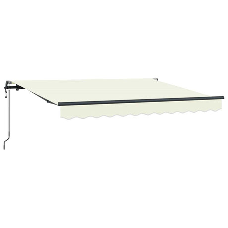Vidaxl inklapbaar zonnescherm crème 300 x 200 cm stof