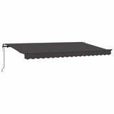 Vidaxl inklapbaar zonnescherm antraciet 350 x 200 cm stof