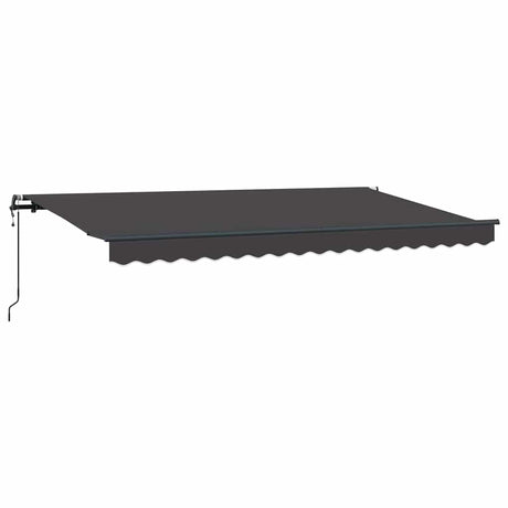 Vidaxl inklapbaar zonnescherm antraciet 400 x 200 cm stof