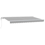 Vidaxl inklapbaar zonnescherm antraciet 400 x 200 cm stof