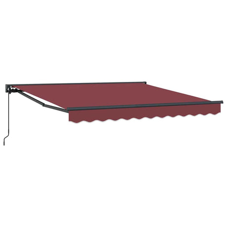 Vidaxl inklapbaar zonnescherm bordeauxrood 300 x 250 cm