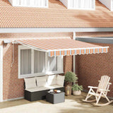 Vidaxl inklapbaar zonnescherm multikleur 300 x 250 cm stof en staal