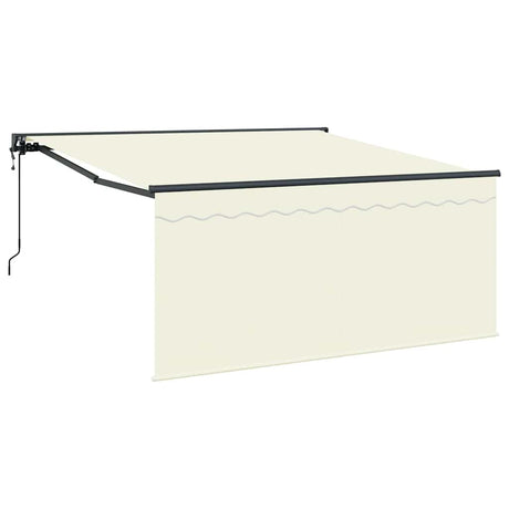 Vidaxl inklapbaar zonnescherm crème 350 x 250 cm