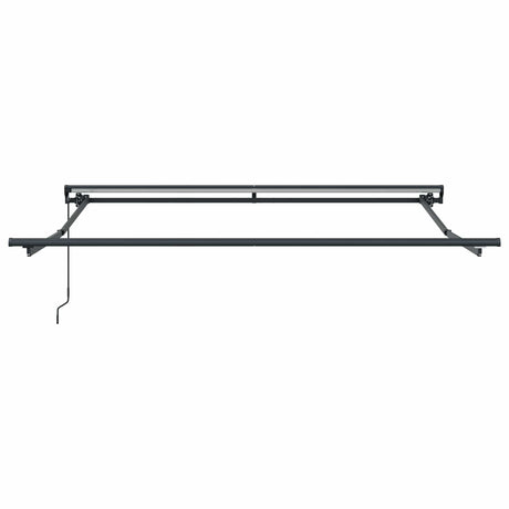 Vidaxl inklapbaar zonnescherm antraciet en wit 350 x 250 cm