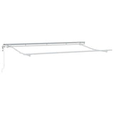 Vidaxl zijde frame wit 4 x 2 m metaal
